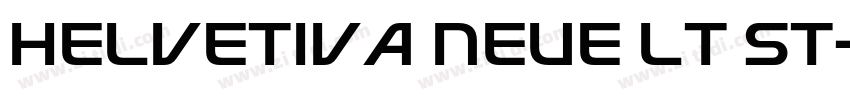 helvetiva neue lt st字体转换